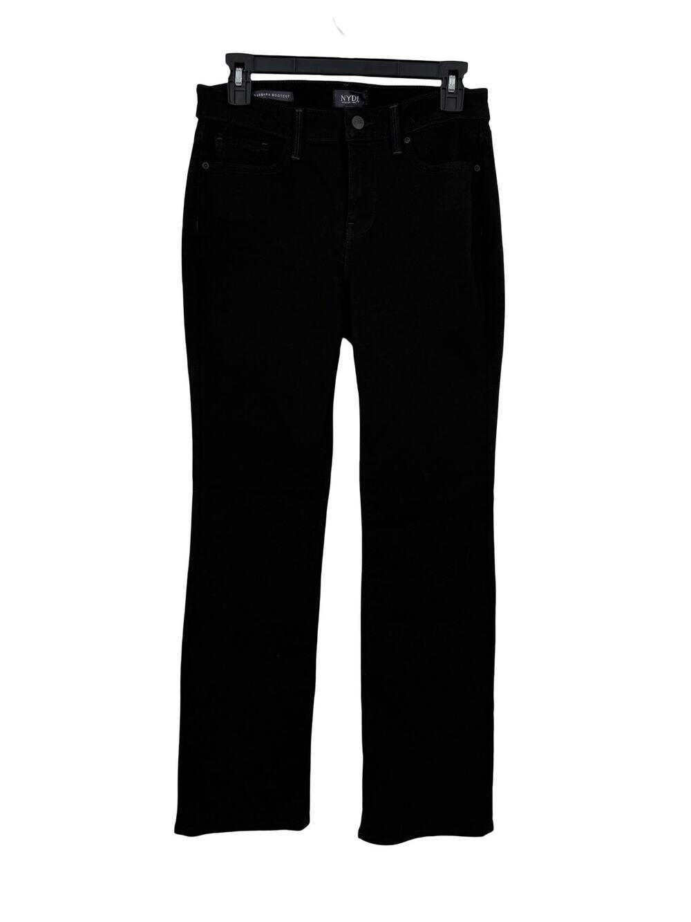 NYDJ Barbara bootcut denim jeans black size 4